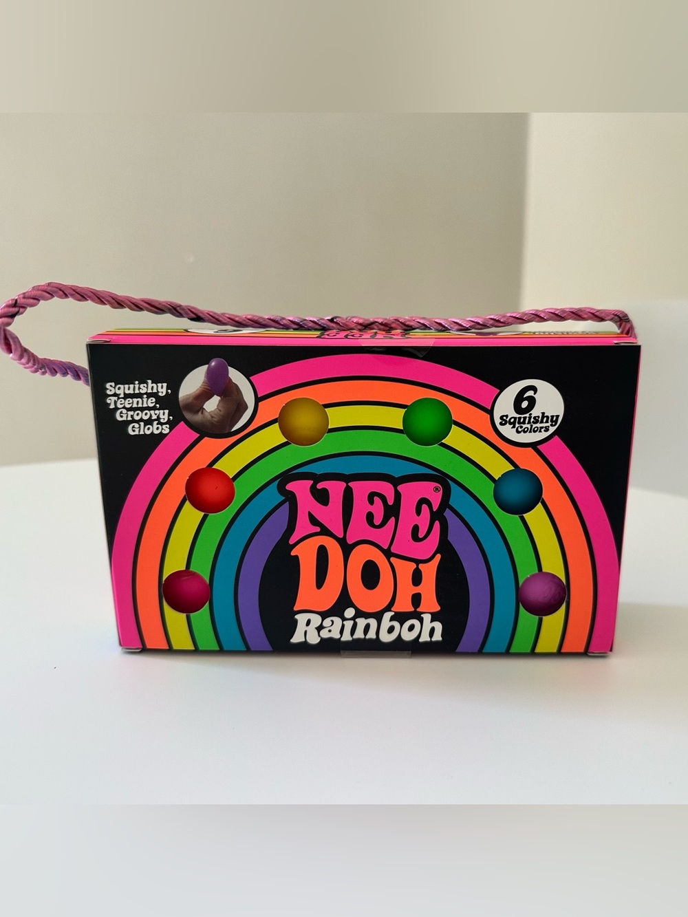 NeeDoh Rainboh squishy set Authentic Schylling